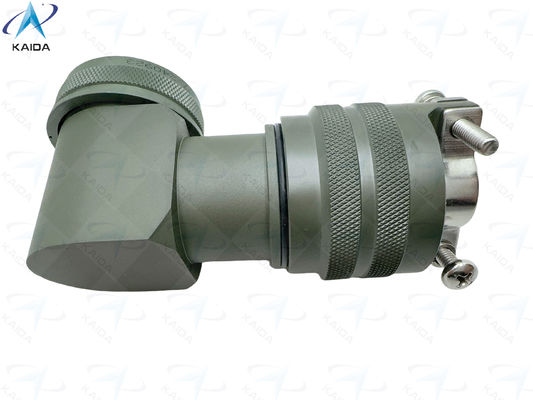 Conector de acoplamiento de giro de ángulo y perfil de 90 ° Conchas traseras con acabado de cadmio verde oliva M85049/79-21W07