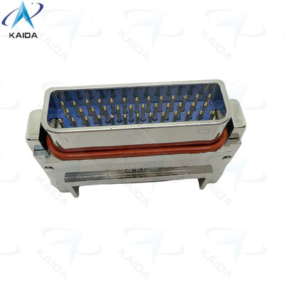 500 conectores rectangulares de ciclo con 38 contactos y corriente nominal 3A.J36A-38TJ.Terminación de soldadura y pequeño volumen.