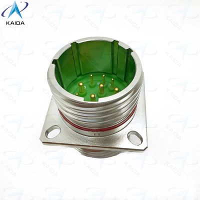 7A Conector hermético de recipiente con carcasa pasivada de acero inoxidable D38999 / 20YD97PN Serie 8D de sello hermético