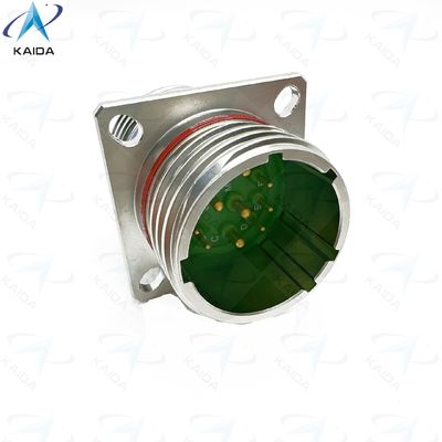 7A Conector hermético de recipiente con carcasa pasivada de acero inoxidable D38999 / 20YD97PN Serie 8D de sello hermético