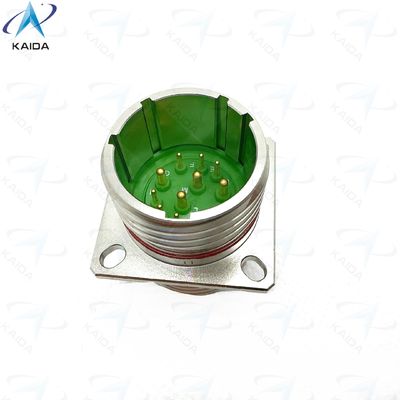 7A Conector hermético de recipiente con carcasa pasivada de acero inoxidable D38999 / 20YD97PN Serie 8D de sello hermético
