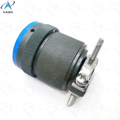Tipo de conector Conector en miniatura MIL-DTL-26482 Serie I Enchufe de género con abrazadera de cable recta.MS3116F20-27PN
