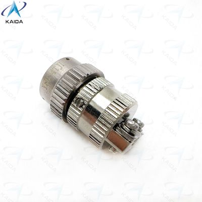 Conector eléctrico circular con sujeción recta con carcasa trasera Conector de níquel inelectro Shell.Y8D Serie.Y8D-4TJL