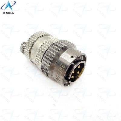 Conector eléctrico circular con sujeción recta con carcasa trasera Conector de níquel inelectro Shell.Y8D Serie.Y8D-4TJL