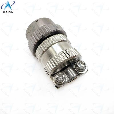 Conector eléctrico circular con sujeción recta con carcasa trasera Conector de níquel inelectro Shell.Y8D Serie.Y8D-4TJL