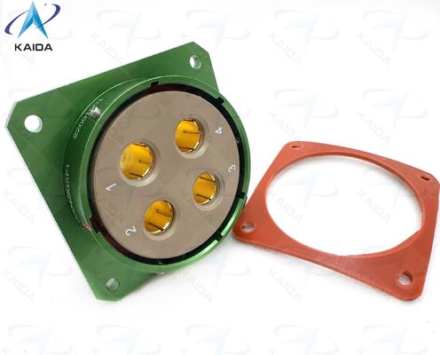 Conector eléctrico circular de aluminio -55C a 125C para maquinaria industrial de trabajo pesado.en temperaturas extremas.Conector de alta corriente.Y50DX-3204ZK10P1