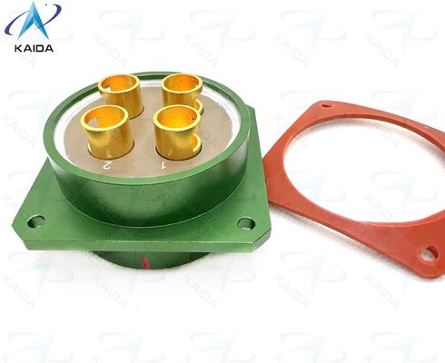 Conector eléctrico circular de aluminio -55C a 125C para maquinaria industrial de trabajo pesado.en temperaturas extremas.Conector de alta corriente.Y50DX-3204ZK10P1