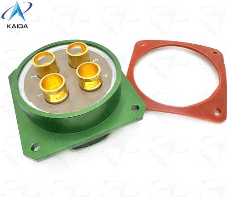 Conector eléctrico circular de aluminio -55C a 125C para maquinaria industrial de trabajo pesado.en temperaturas extremas.Conector de alta corriente.Y50DX-3204ZK10P1