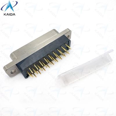 Conectores de placa de circuito impreso micro-D placa condensada con material de contacto de aleación de cobre y 3 una corriente nominal MWDM2L-37SCBSNN-110
