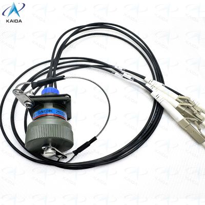 Conectores de fibra óptica montados en el panel con conector femenino para montar conector de fibra óptica de haz expandido J599E8/20MWC04N