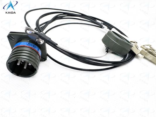 Conectores de fibra óptica montados en el panel con conector femenino para montar conector de fibra óptica de haz expandido J599E8/20MWC04N