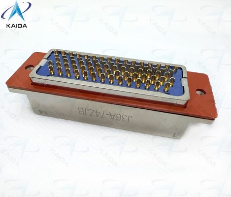 Receptaculo de género J36A Tipo de conector J14F para uso industrial y comercial Conforme con el estándar chino de conectores militares GJB142A-94 J36A-74ZJB