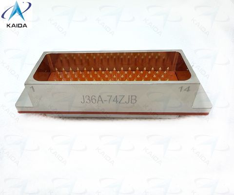 Receptacle de género J36A Conector tipo J14F para necesidades industriales y comerciales.Conforme con el estándar chino de conectores militares GJB142A-94.