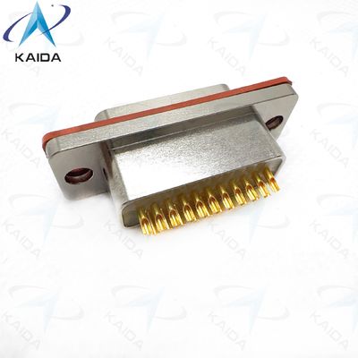 Receptor hermético de la serie J29M con 21 caparazón de metal de contacto y acabado de níquel J29M-21TJH