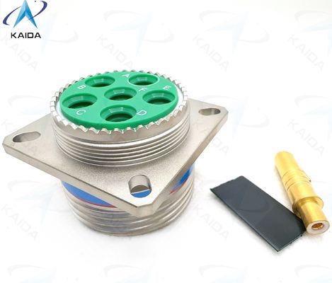 7A Clasificación de corriente MIL-DTL-38999 Serie III Conector de tipo de acoplamiento roscado para ambientes industriales adversos.D38999 /20FH06PN,serie de televisión,8D serie,Twinax contactos,Nicel eléctrico