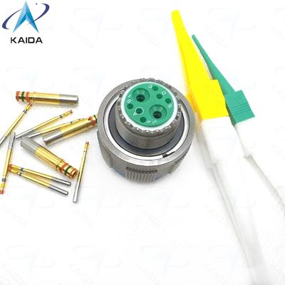 MIL-DTL-38999 Series Ⅲ Threaded Coupling Type -55°C To 125°C for High Temperature Environments.Durmalon Plated.Long Salt Spary Resistance.D38999/26TC35SA