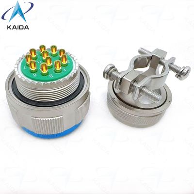 MIL-DTL-38999 Serie III 11 Contactos Tipo de contacto de soldadura para condiciones extremas y entornos exigentes.D38999/26FF11PN-H +M85049/38-19N.8D5&TV06 Serie.Níquel sin electro.