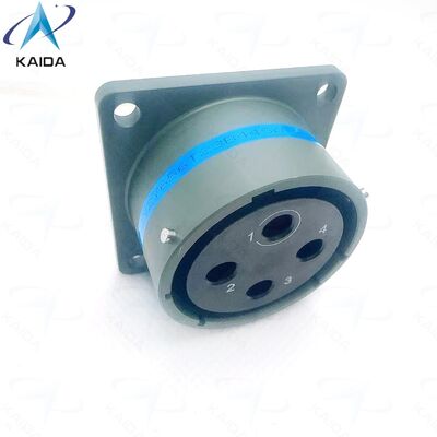 Conjuntor circular de aleación de cobre con material de contacto robusto duradero.Alto -Current.MS27656T23B44SA