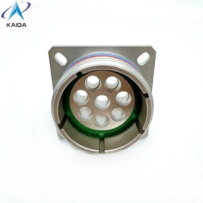 Contactos RF MIL-DTL-38999 Conectores personalizados.Receptor con 8 pines.J599-Z-21-8-JC400