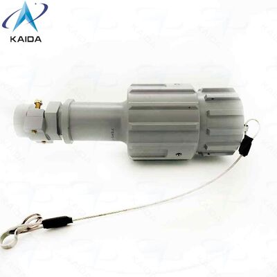 Conectores impermeables con bayoneta cilíndrica РБН1-7-18Ш4-В para instalación al aire libre. Los conectores РБН1 consisten en dos partes: enchufe y toma de corriente. Los enchufes y tomas de corriente pueden montarse en el chasis o en el cable.