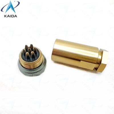 Aluminum Alloy, Chromated Finish.PC-7TK.Straight Plug 4 pins.Russian Standard PC Series Connectors.PC-7TB