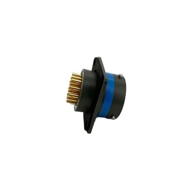 Conector circular para el sector aeroespacial Ms3112e14-19s con concha recta recubierta de oro