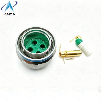 18 Número de contactos MIL-DTL-38999 Serie III Conector Circular con Disposición de Inserción 17-26 para Conexiones Seguras