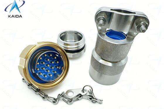 Conectores herméticos personalizados. Baja tasa de fuga. Acero inoxidable pasivado.220-06E16-19PN.