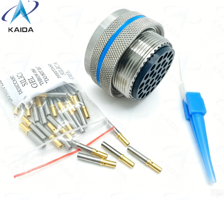 Conector SS Shell Conector eléctrico circular 30 contactos. Conectores de cortafuegos de alta temperatura EN2997. Serie EN2997SE62430F6.853