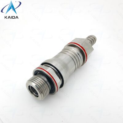 Conectores de Fluidos Rectos Push-Pull de Acero Inoxidable Pasivado UQD04-T-A01、UQD04-Z-B01 Modelos Alternativos UQD04-T05RSSJE、UQD04-Z10RSSJE. Conectores de Refrigeración Líquida
