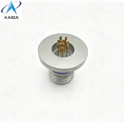 Receptáculo hermético con montaje de soldadura MIL DTL 38999 Serie III Conector.D38999/27NA35PN.Acero inoxidable pasivado.