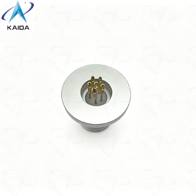 Receptáculo hermético con montaje de soldadura MIL DTL 38999 Serie III Conector.D38999/27NA35PN.Acero inoxidable pasivado.