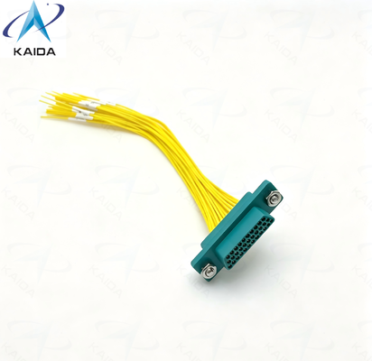 Conector Eléctrico Micro-Rectangular Serie CDbF 33 Pines 150mm. CDBF-33T-15CM. Enchufe Macho (con contactos de pin)
